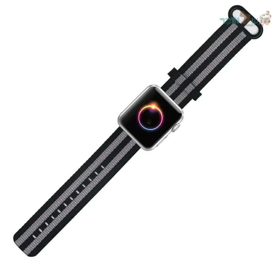 רצועת ניילון עם אבזם 10# Black gray