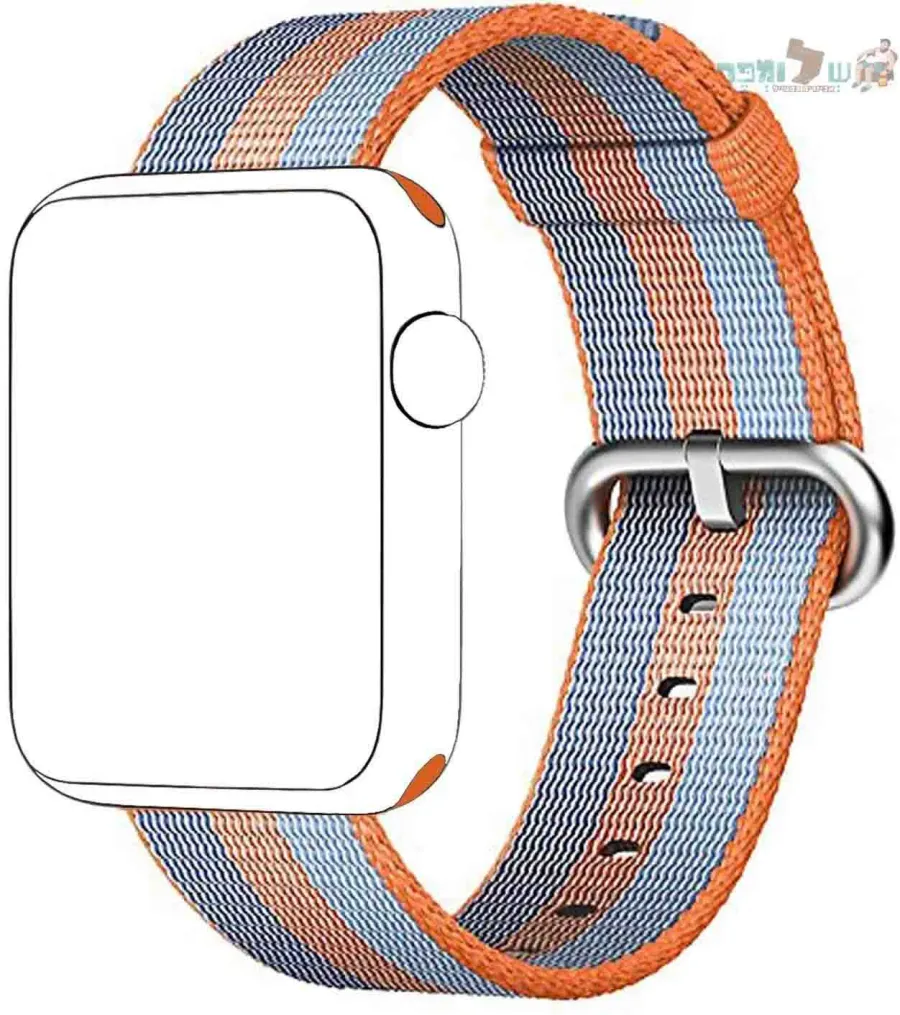 רצועת ניילון עם אבזם 21# Orange blue